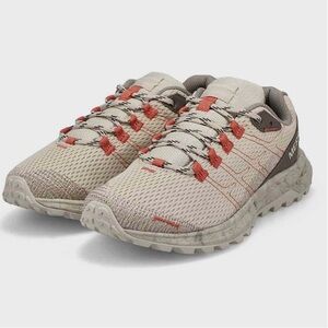 Merrell Women's Trail Athletic Shoes beige with coral accents
